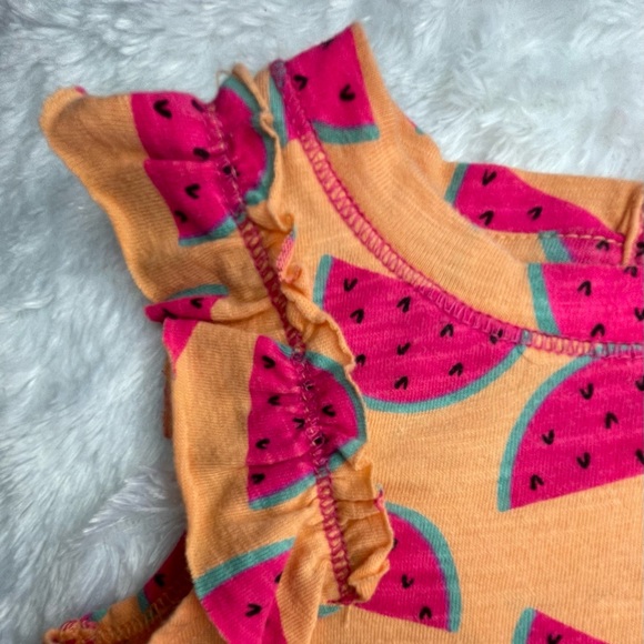 Baby Girl BRIGHT Top| Watermelon 12 months - Picture 2 of 7